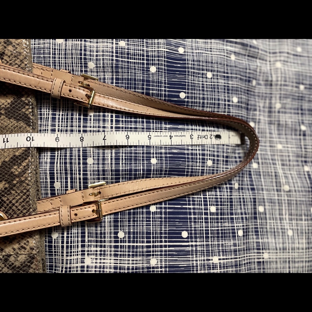 Michael Kors Glossy Python-Embossed Tote - image 4